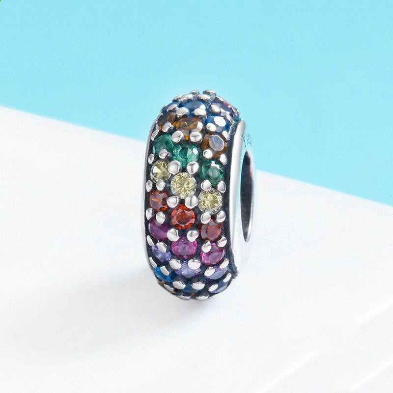 Rainbow Silver Beads | 925 Sterling DIY Jewelry