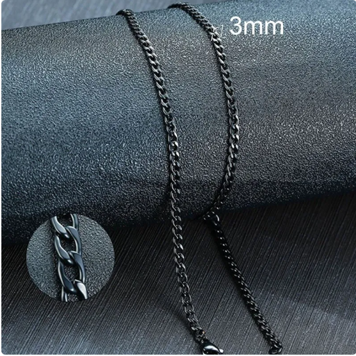 Stainless Steel Cuban Chain Necklace | 60cm