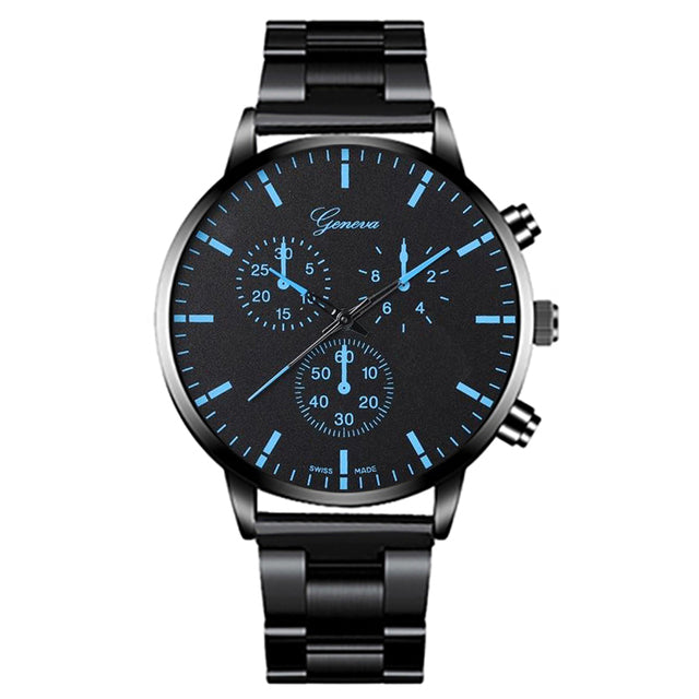 3-Piece Men's Watch -Elegant Men's Watch & Jewelry Set for Stylish Men