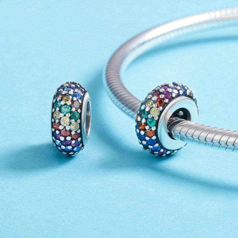 Rainbow Silver Beads | 925 Sterling DIY Jewelry