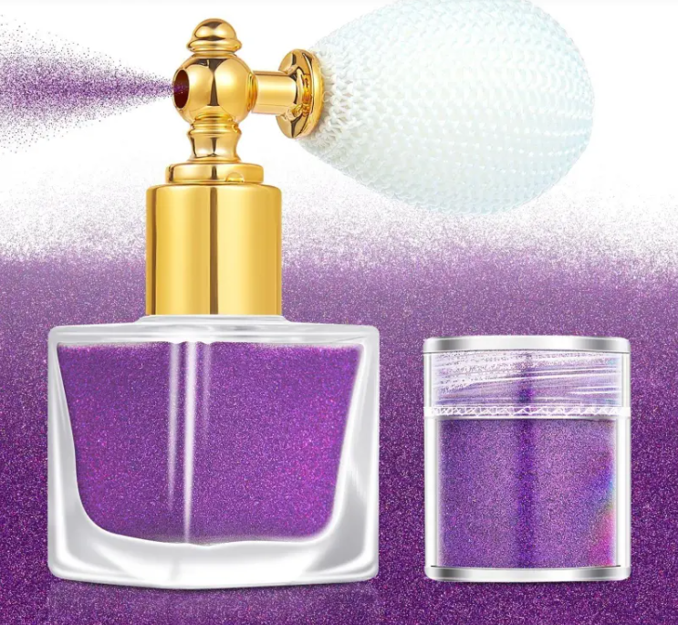 Makeup Glitter Spray for Face, Body, and Hair