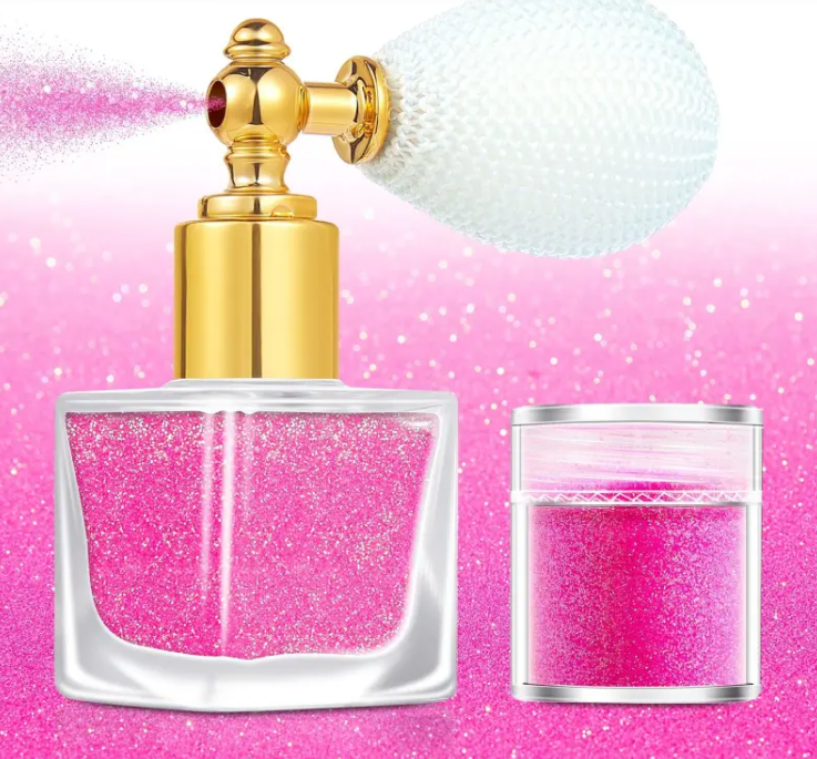 Makeup Glitter Spray for Face, Body, and Hair