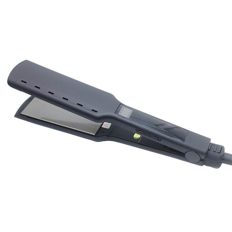 2-in-1 Hair Straightener and Curler with Digital Heat