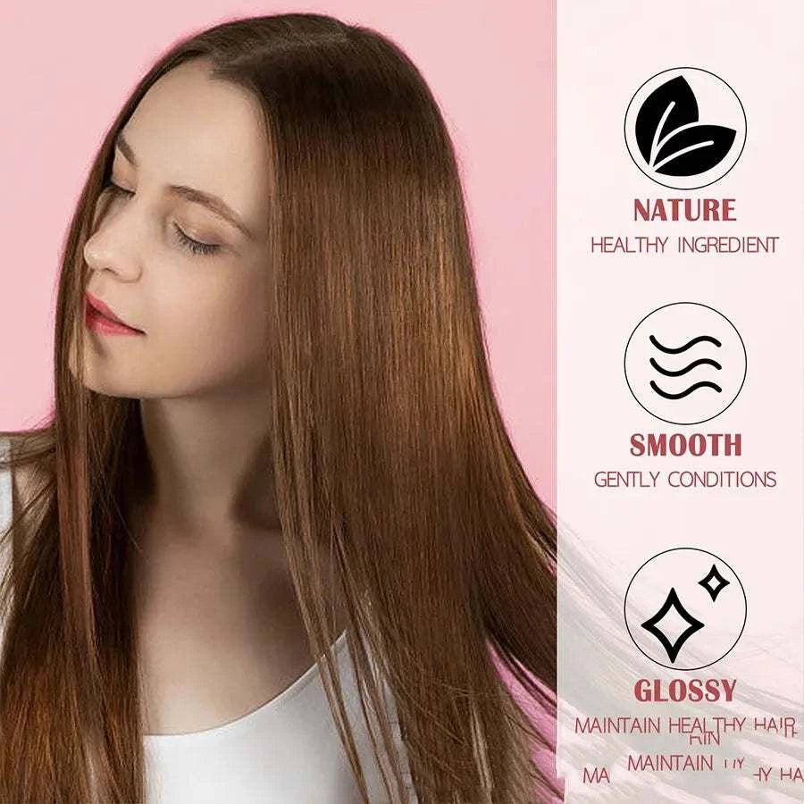 Leave-In Hair Heat Protectant Spray bottle for scalp soothing, hair strengthening, and heat damage protection