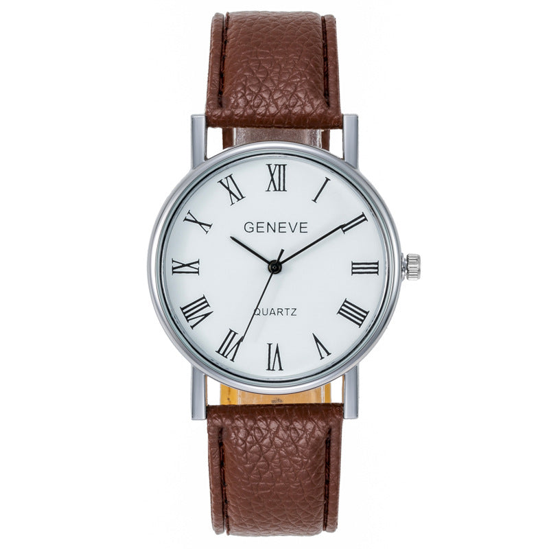genuine leather couple watches matching elegant timepieces