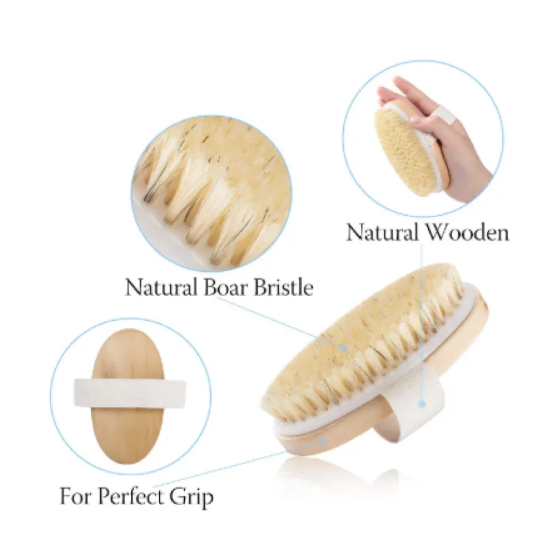Body Exfoliating Brush for Cleansing and Smoother Skin
