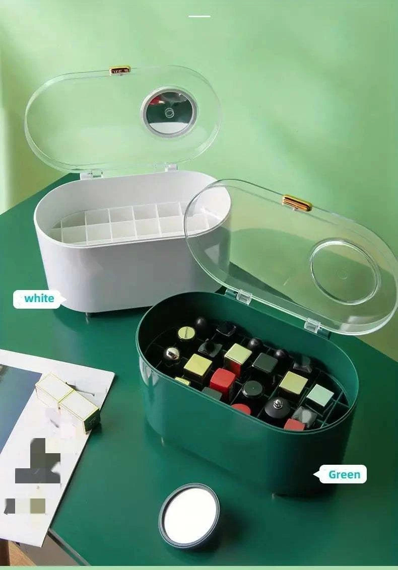 Lipstick Organizer Box | Multi-Grid Makeup Storage