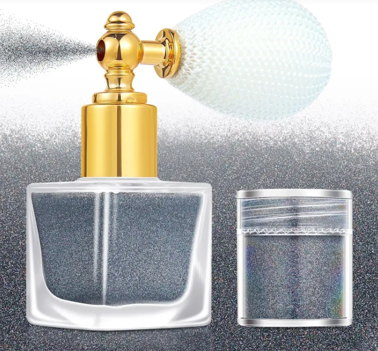 Makeup Glitter Spray for Face, Body, and Hair