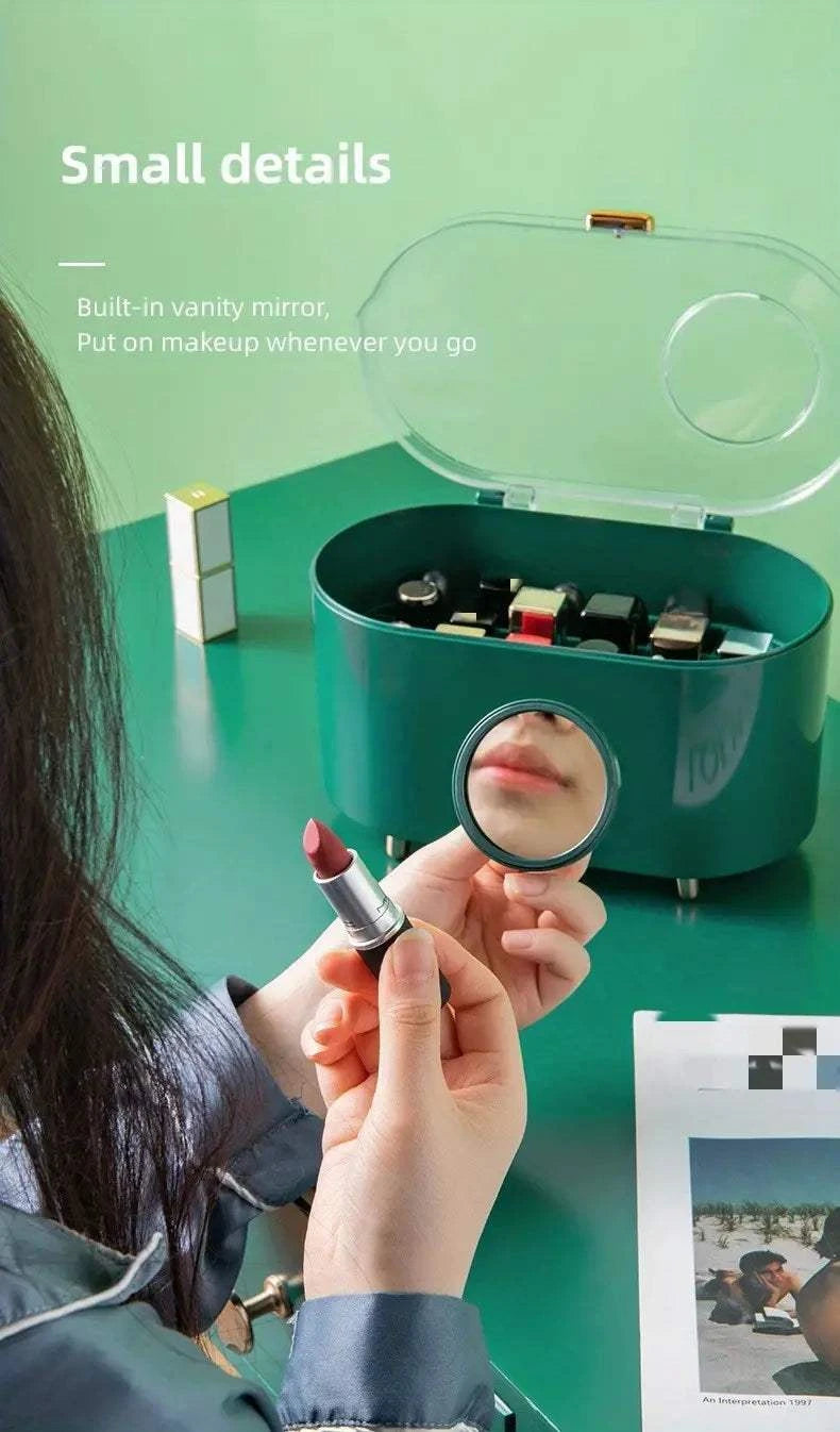 Lipstick Organizer Box | Multi-Grid Makeup Storage