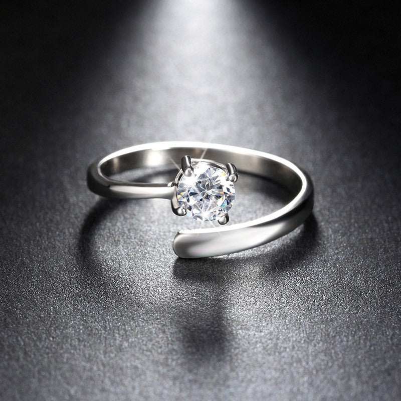 Sterling Silver Couple Rings | Adjustable Love Bands