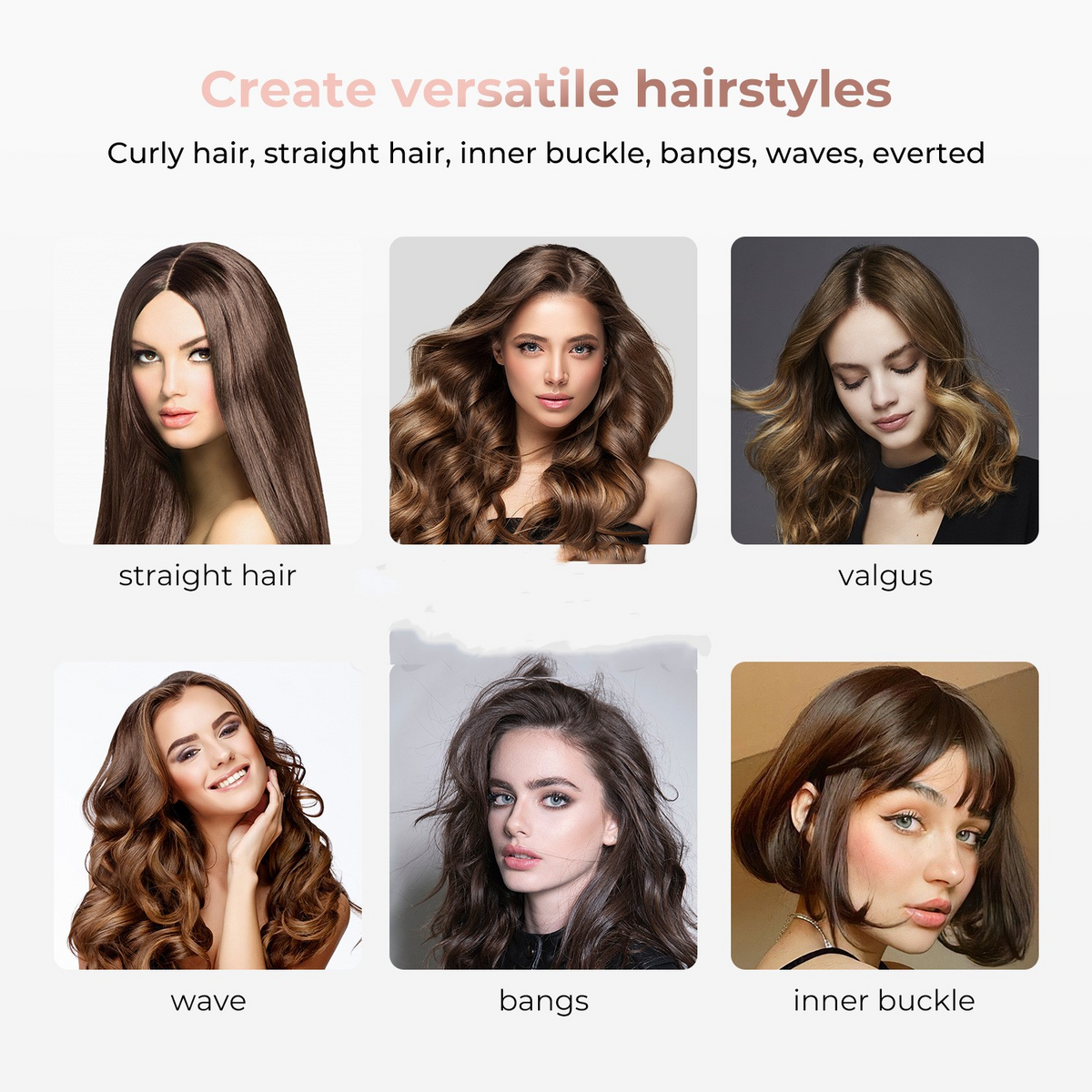 Curly Hair Stick | 45W Straightener and Curler