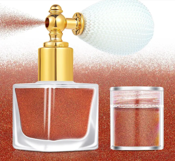Makeup Glitter Spray for Face, Body, and Hair