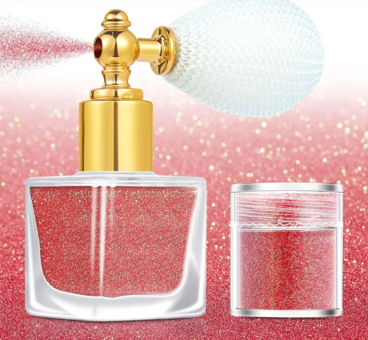 Makeup Glitter Spray for Face, Body, and Hair