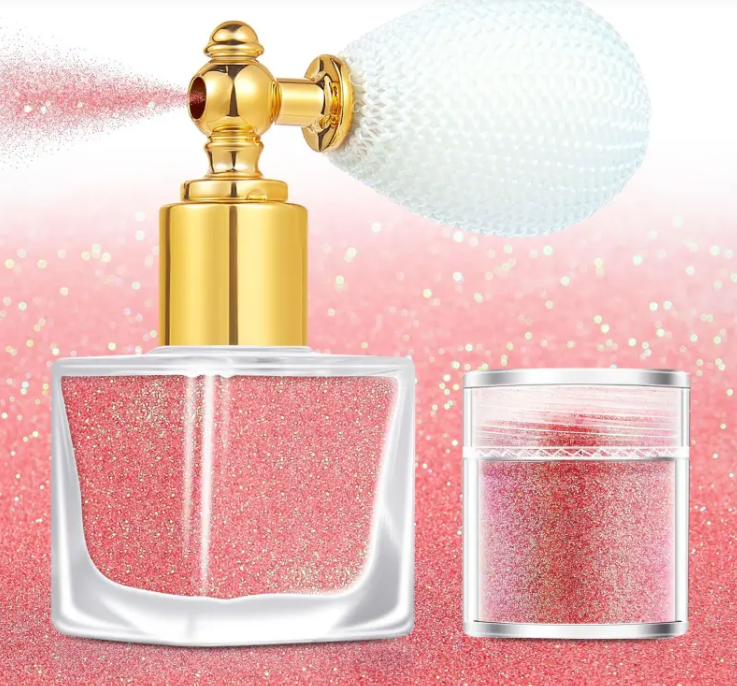 Makeup Glitter Spray for Face, Body, and Hair