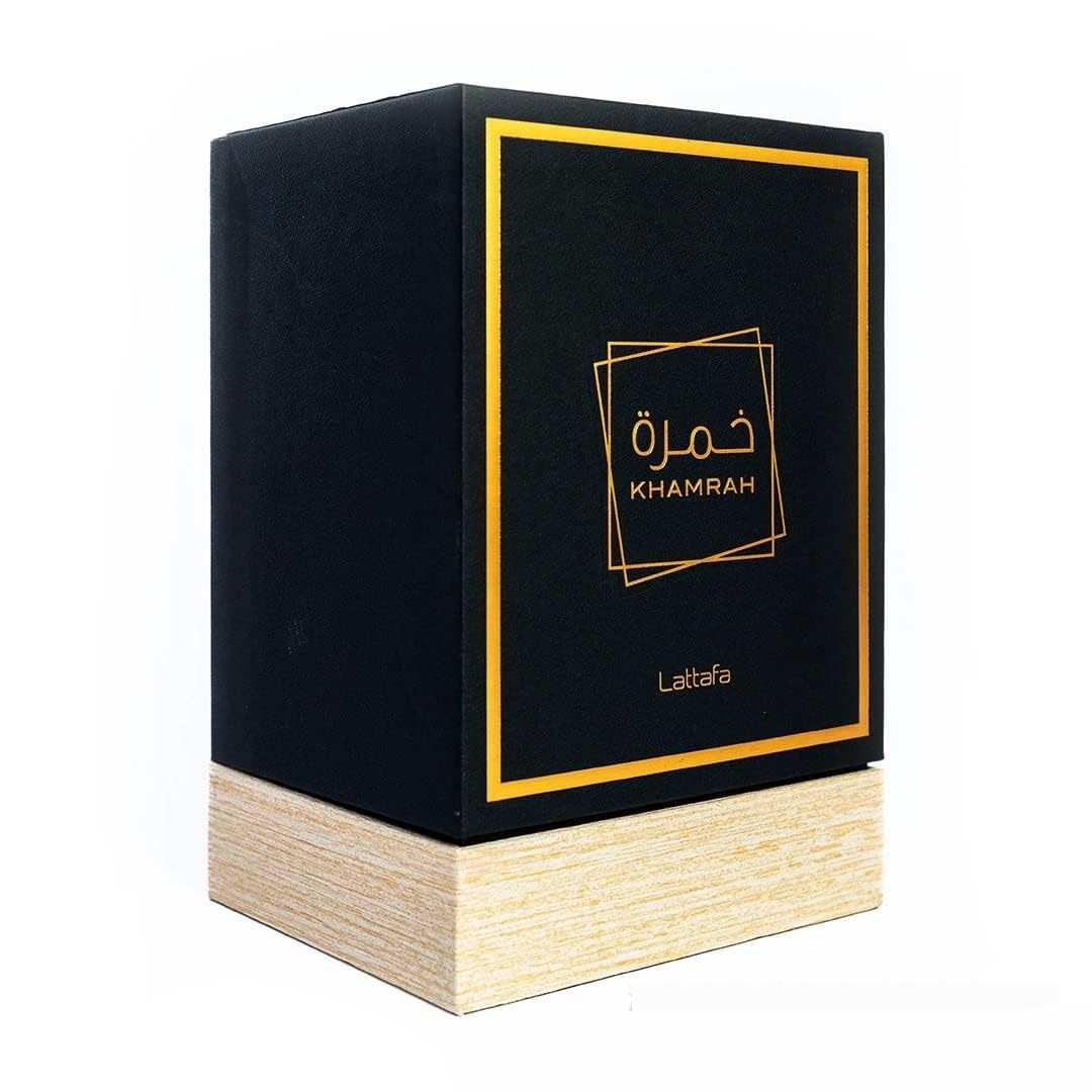 classic arab versatile fragrance bottle in black and brown
