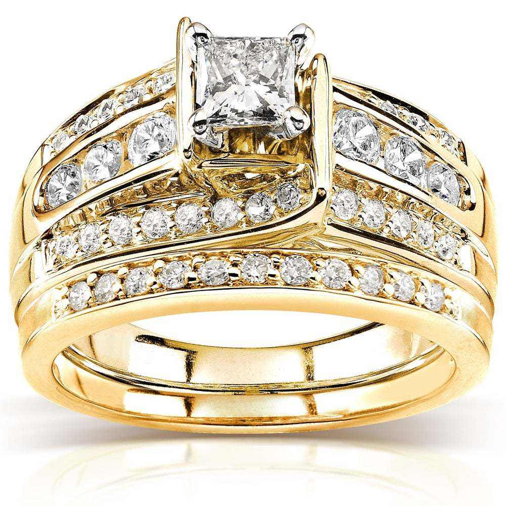 Square Geometric Statement Ring with Reflective Finish