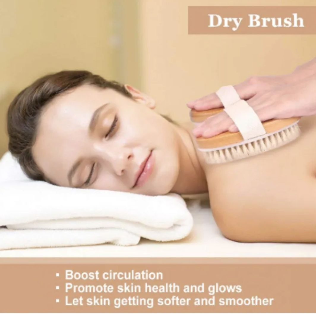 Body Exfoliating Brush for Cleansing and Smoother Skin