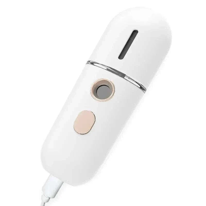 Compact nano moisturizer steam facial humidifier emitting fine mist